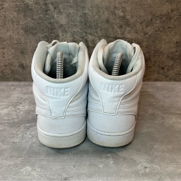 Nike Court Vision Mid Sneakers Mens sz 9 - white - Picture 4 of 7